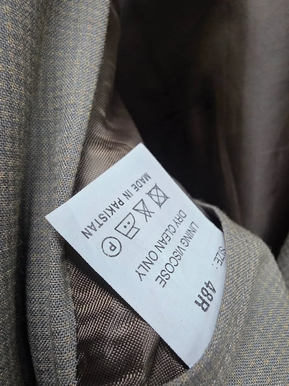 Lawerencepur 38R 33x28 Green Full Suit 3-Button Check R958